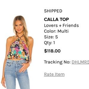 Lovers + friends top